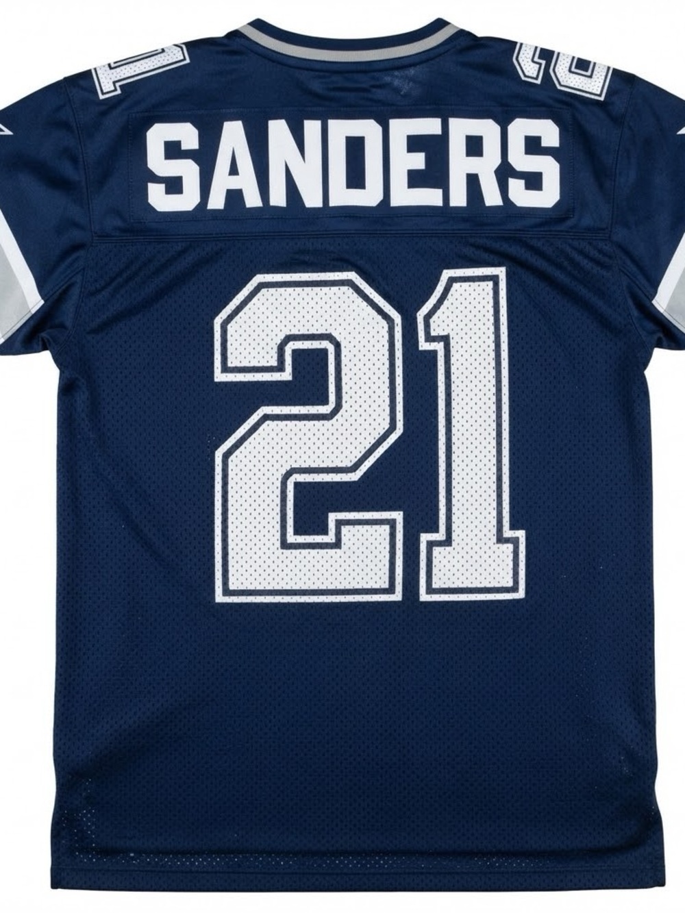 vintage Deion Sanders Navy Cowboys #21 Kids Football Jersey